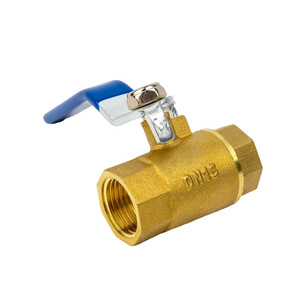 วาล์วบอลทองเหลืองหนาแบบสองชิ้น <span class=keywords><strong>4</strong></span>-Fen 6-Fen 1 นิ้ว DN15 20 วาล์วเกลียวในแรงดันสูง ทนอุณหภูมิสูง - Product Image 2