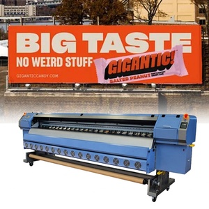 Imprimante à solvant haute vitesse 3,2 m avec 4/8 têtes Konica 512i – Challenger d'impression extérieure pour vinyle, flex, autocollants et bannières - Product Image 1