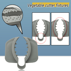 Support de coupe-légumes en plastique, pince de fixation antidérapante pour légumes, accessoires de découpe de cuisine - Product Image 1