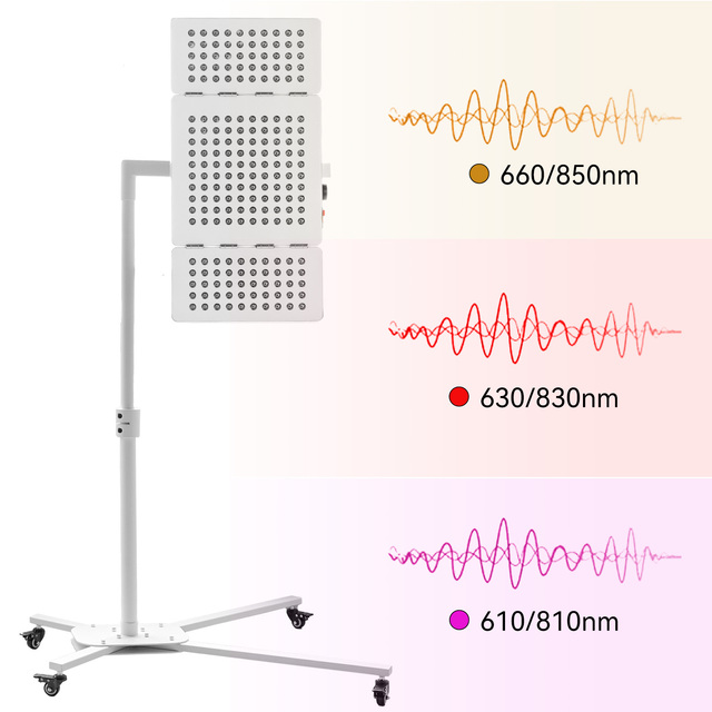 1000w Full Body Red Light Therapy Panel Device Lamp 6 Wavelength Red Led Therapy Light Panel