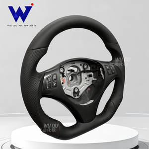 <span class=keywords><strong>El</strong></span> <span class=keywords><strong>volante</strong></span> de cuero para BMW Serie E es compatible con BMW E90 E60 E46 E92 M3 E87 E39 X5 E70 X6 E71 E82 E93 E36 E91 - Product Image 3