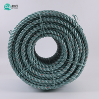 Corde en PP torsadée à 3 brins pour amarrage marin, ligne d'amarrage haute résistance en polypropylène pour bateaux, 6mm-60mm, 200m/rouleau - Vente chaude