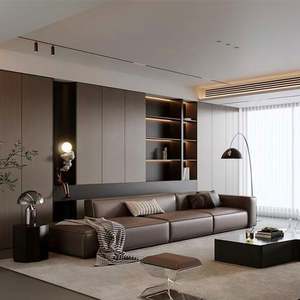 Meuble TV de style moderne haut de gamme pour la maison, meubles en bois sur mesure pour hôtel, appartement, séjour, fabrication - Product Image 1