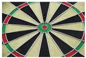 لوحة رمي السهام احترافية مستديرة بقطر 18 بوصة مصنوعة من السيسال - Product Image 4
