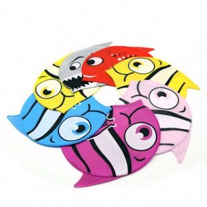 Gorro de Natación Infantil Económico, Divertido, Bonito y Genial con Estampado de Peces de Dibujos Animados, Impermeable, para Deportes Acuáticos, para Clubes de Natación, Regalos Promocionales - Product Image 1