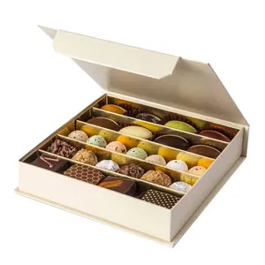 Two Parts Customized Wholesale Chocolate Box with Blister Tray Dry Fruit Box for Gifting Packaging Paper Box