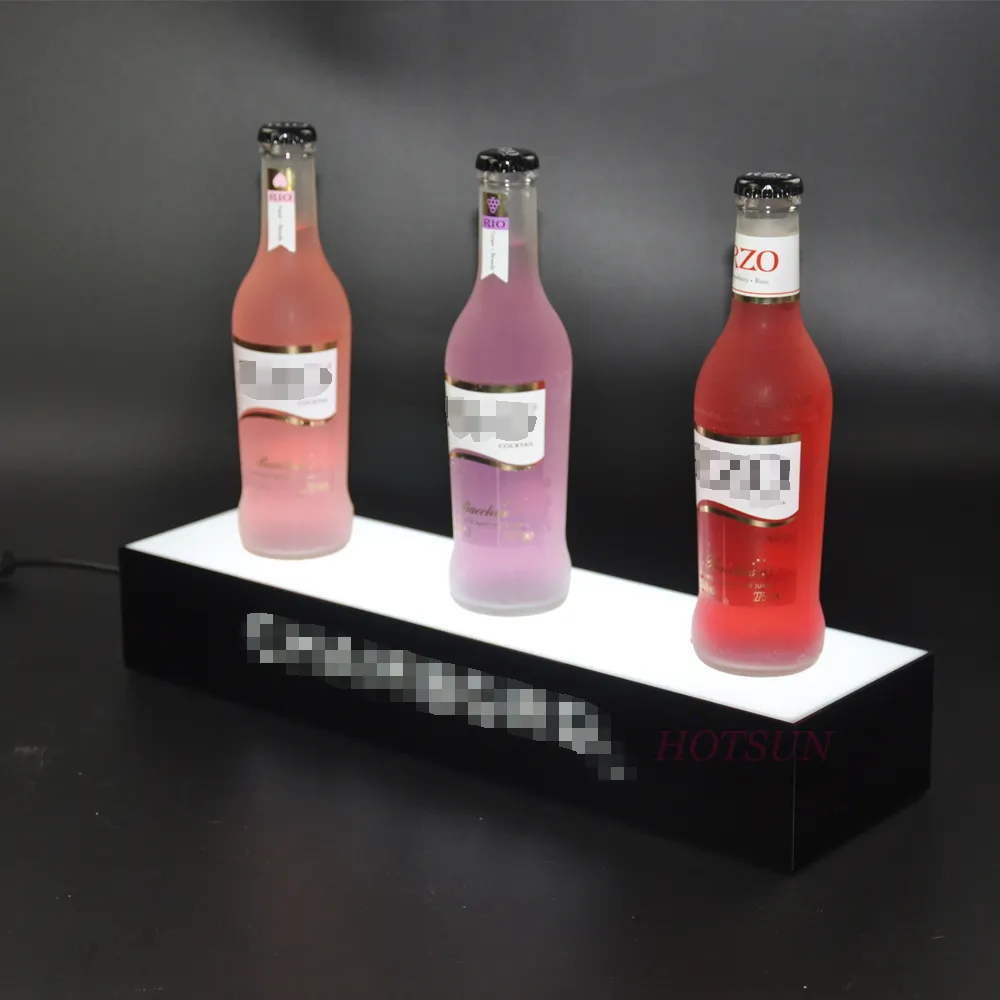 Lighting UP RGB Color Beer Bottle Glorifier LED Acrylic Wine Bottle Display