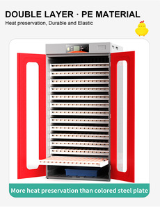 Wonegg Tự Động Công Nghiệp Năng Lượng Mặt Trời Năng Lượng 2000 Trứng Lồng ấp Cho Nhiệt Độ Và Độ Ẩm Điều Khiển - Product Image 2