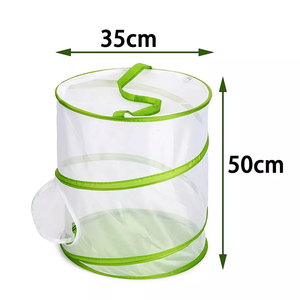 Insetto verde e farfalla gabbia di Habitat pieghevole a rete a farfalla casa Pop-up insetto allevamento gabbia a rete - Product Image 5