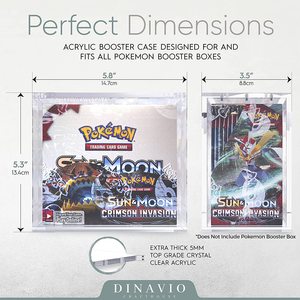 Boîte en acrylique pour boîte en étain Pokmon, boîte de booster en acrylique, boîte ETB, boîte de booster en acrylique - Product Image 3