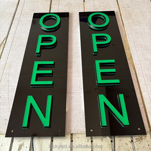 Nhà Sản Xuất Tùy Chỉnh Dấu Hiệu Mở Không Thấm Nước <span class=keywords><strong>LED</strong></span> Chiếu Sáng Ánh Sáng Ngoài Trời 3D Thư Kênh Sings Cửa Hàng Phía Trước <span class=keywords><strong>LED</strong></span> Dấu Hiệu - Product Image 6