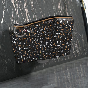 Inodoro de lujo redondo de porcelana dorado y negro con sifón en P, inodoro suspendido con descarga por arrastre - Product Image 2