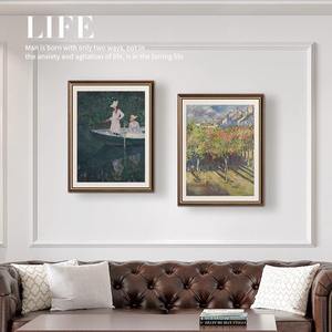 Français rétro nature morte huile sur toile salon peinture décorative pour chambre chevet suspendu couloir allée murale - Product Image 1