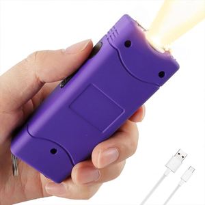 LED Flashlight Keychain for Women Sabre Spray Handheld Torch Portable Outdoor Pendant Black Light for Women Emergency Lighting