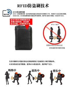 Portefeuille porte-cartes Andong pour hommes, femmes et filles, en cuir de vache véritable, tendance, avec blocage RFID, porte-cartes, portefeuilles pour femmes - Product Image 5