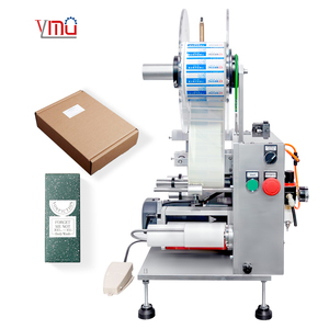 YIMU YM120 Petit applicateur d'autocollants de table Machine d'étiquetage semi-<span class=keywords><strong>automatique</strong></span> de surface plane de bureau pour boîte en <span class=keywords><strong>carton</strong></span> - Product Image 1