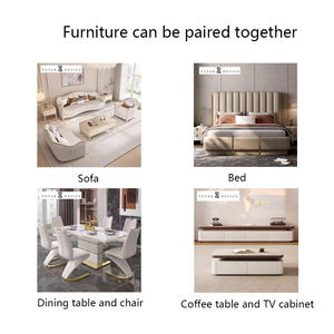 Pháp phong cách ánh sáng sang trọng cổ điển rắn gỗ chạm khắc SOFA PHÒNG KHÁCH căn hộ biệt thự cổ vải sofa Set đồ nội thất - Product Image 6