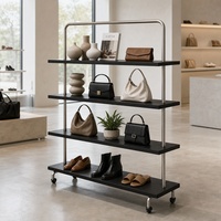 Présentoir de vêtements suspendus pour magasin, support de présentation de vêtements, portant à vêtements, présentoir de vêtements écologique pour magasin de vêtements