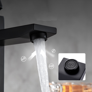 Robinet de salle de bain abordable, nouveau, monotrou, en plastique, de luxe, à levier unique, mitigeur chaud et froid - Product Image 3