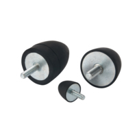 Patins anti-vibration en caoutchouc, amortisseurs de chocs, isolateurs de vibrations, type VP, fixation par vis, pour générateur CNC, compresseur, pompe, moteur