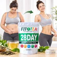 Wins Town Thé Herbal Fit 28 Jours pour Marque Privée Personnalisée, Mélange de Thé Vert, Boisson Herbal OEM, Soutien Quotidien au Bien-être