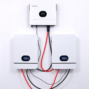 Batterie de secours domestique 2,56 kWh 5,12 kWh 7,68 kWh 10,24 kWh 16,07 kWh, stockage au lithium mural pour villa, bureau, magasin, clinique - Product Image 2