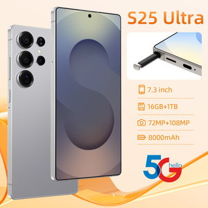S25 Ultra 5G, Smartphones d'origine, double SIM, 16 + 1TB, stockage, 5G, téléphone <span class=keywords><strong>de</strong></span> jeu, étui <span class=keywords><strong>de</strong></span> version mondiale déverrouillé, neuf, 2025 - Product Image 3