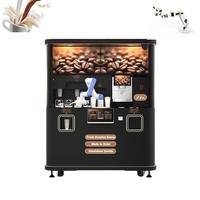 Máquina Expendedora de Café y Té con Leche de Múltiples Sabores, Robot Barista Robótico Totalmente Automático con Arte Latte Personalizado