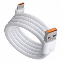 Câble de données USB-C 66W 6A PD Super Rapide 1M pour téléphones mobiles Android et utilisation en voiture avec matériaux PVC