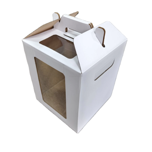 Cajas <span class=keywords><strong>para</strong></span> Pasteles Cuadradas Blancas Clásicas, Rígidas, Reciclables, Plegables, de Cartón Corrugado con Forro de Esponja, Cierre Magnético, Personalizables <span class=keywords><strong>para</strong></span> Alimentos - Product Image 2