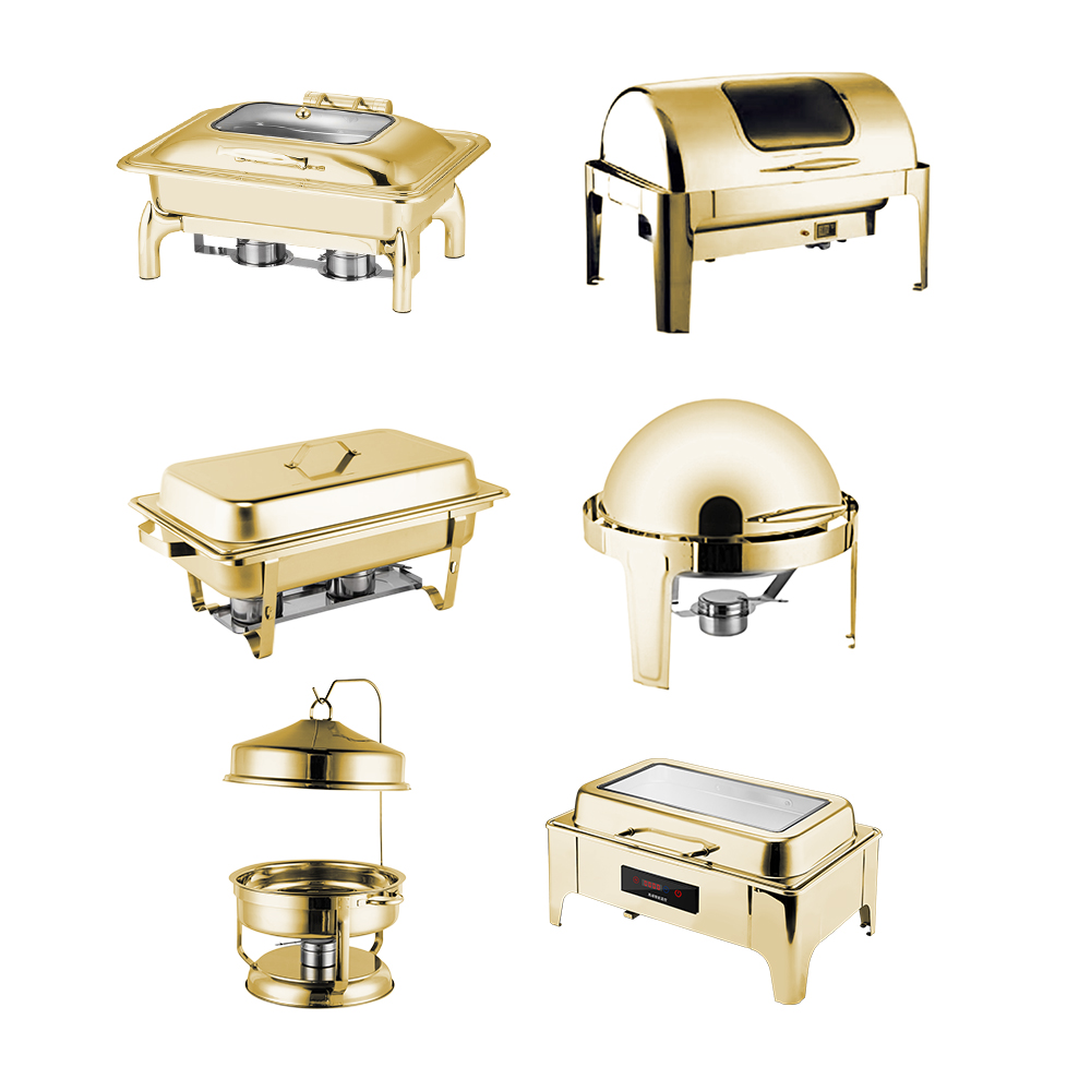 Низкая цена, электрическая нагревательная плита из нержавеющей стали для буфета со стеклянным покрытием, коммерческая посуда для подогрева буфета