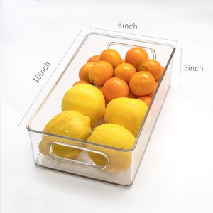 Kitchen Transparent Refrigerator Organizer Drawer <b>Storage</b> Pantry Food <b>Containers</b> - Product Image 3