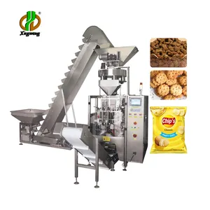 Fully automatic snack granule packaging machine dried fruit and nut bag sunflower seed and peanut packaging machine
