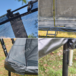 Zoshine - Vente en gros - Filet de protection <span class=keywords><strong>pour</strong></span> trampoline rectangulaire d'extérieur 10x14 pieds - Sûr <span class=keywords><strong>pour</strong></span> adultes et enfants - Durable - Résistant aux intempéries - Product Image 6