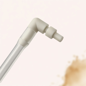 ตัวเชื่อมต่อทรง L สำหรับเครื่องชงกาแฟ ID4xOD8mm อุปกรณ์เสริมพลาสติก - Product Image 1