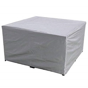Furniture Dust Cover <b>Silver</b> Polyester Outdoor Waterproof Sun Protection Patio Table <b>Chair</b> Cover Minimalist Style - Product Image 3