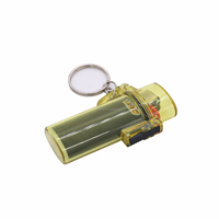 Étui de briquet décoratif imperméable pour briquet en plastique J5 avec porte-clés, style campagnard