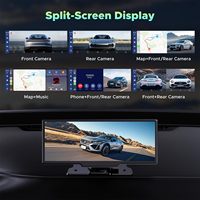 Écran tactile Android Auto Carplay, lecteur multimédia MP5, dispositif de mise en miroir Car Play, portable, 10,26 pouces, pour Apple Car FM
