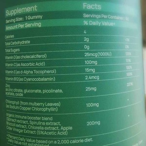 สารระงับกลิ่นกายคลอโรฟิลล์กำจัดกลิ่นกายวิตามินดีสาหร่ายเกลียวทองสำหรับผู้ใหญ่<span class=keywords><strong>1000IU</strong></span> สารเสริมภูมิคุ้มกัน - Product Image 3