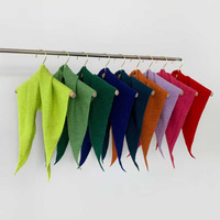 Écharpe en tricot, écharpe triangulaire automne-hiver avec cachemire, petite écharpe pour femmes, châle chaud, écharpe en tricot pour le cou