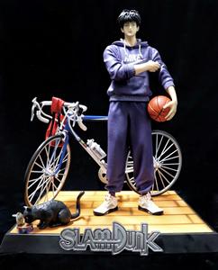 Bon Voleur Slam <span class=keywords><strong>Dunk</strong></span> Master GK Rukawa Statue Modèle PVC Cinq Tigres Boxed Hand Bicyclette Du Nord Hunan Nouvel État - Product Image 2