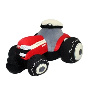 Personalizada de peluche de felpa de tractores de carácter suave diseño de tractores de juguete
