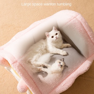 Nuevo Pana ecológica Invierno Universal Pequeño Mediano Perro Cerrado Extraíble Lavable Mascota Nido Mat Perrera - Product Image 3