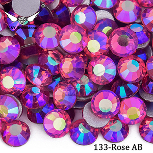 CY Y9 all'ingrosso della fabbrica di colore <span class=keywords><strong>vetro</strong></span> AB pietra piatta di fissaggio a freddo Non caldo strass di cristallo - Product Image 3