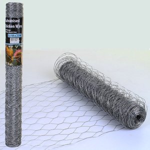 Maille en acier galvanisé à triple <span class=keywords><strong>torsion</strong></span> de 13x13 mm, (L)10 m (H)1 m - Product Image 2
