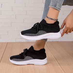 Sneaker da donna <span class=keywords><strong>con</strong></span> <span class=keywords><strong>zeppa</strong></span> in maglia da donna maglia volante estate inverno autunno primavera <span class=keywords><strong>con</strong></span> comodo Design a <span class=keywords><strong>zeppa</strong></span> - Product Image 2