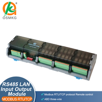 Oshangming 24 entrées 24 carte de sortie relais 12V/24V Module relais Modbus Rtu TCP avec RS485 Lan pour LED