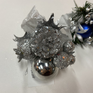 Piques <span class=keywords><strong>de</strong></span> Noë<span class=keywords><strong>l</strong></span> Artificielles Senmasine Baies Rouges Assorties avec Pommes <span class=keywords><strong>de</strong></span> Pin, Arrangement Floral pour <span class=keywords><strong>Couronne</strong></span> et Décoration d'Hiver - Product Image 3