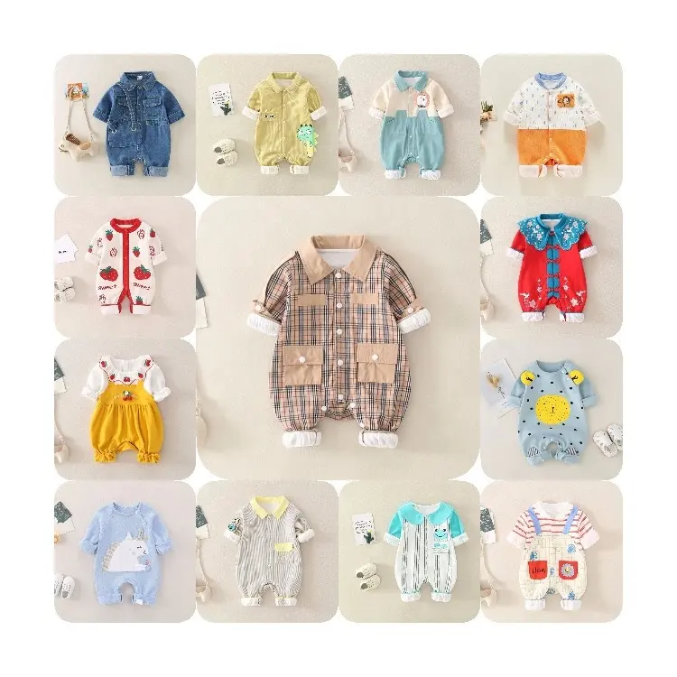 Baby's One-piece Clothes Sping Baby Girl's Clothing Newborn Children's Crawling Clothes