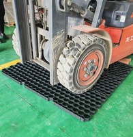Grille de renforcement de sol robuste, perméable, pour pavage de gravier, systèmes de stabilisation de pavés pour allées